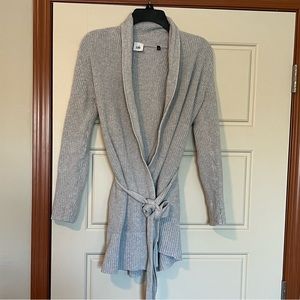 Cabi | grey cotton sweater with belt